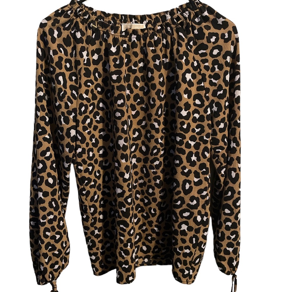 Micheal Kors Leopard Casual Shirt. Size Small.
